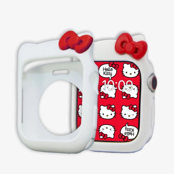 🔥3/$30 NIB SONIX Sanrio Hello Kitty Apple Watch Silicone Bumper Case 38-41mm - Picture 4 of 7